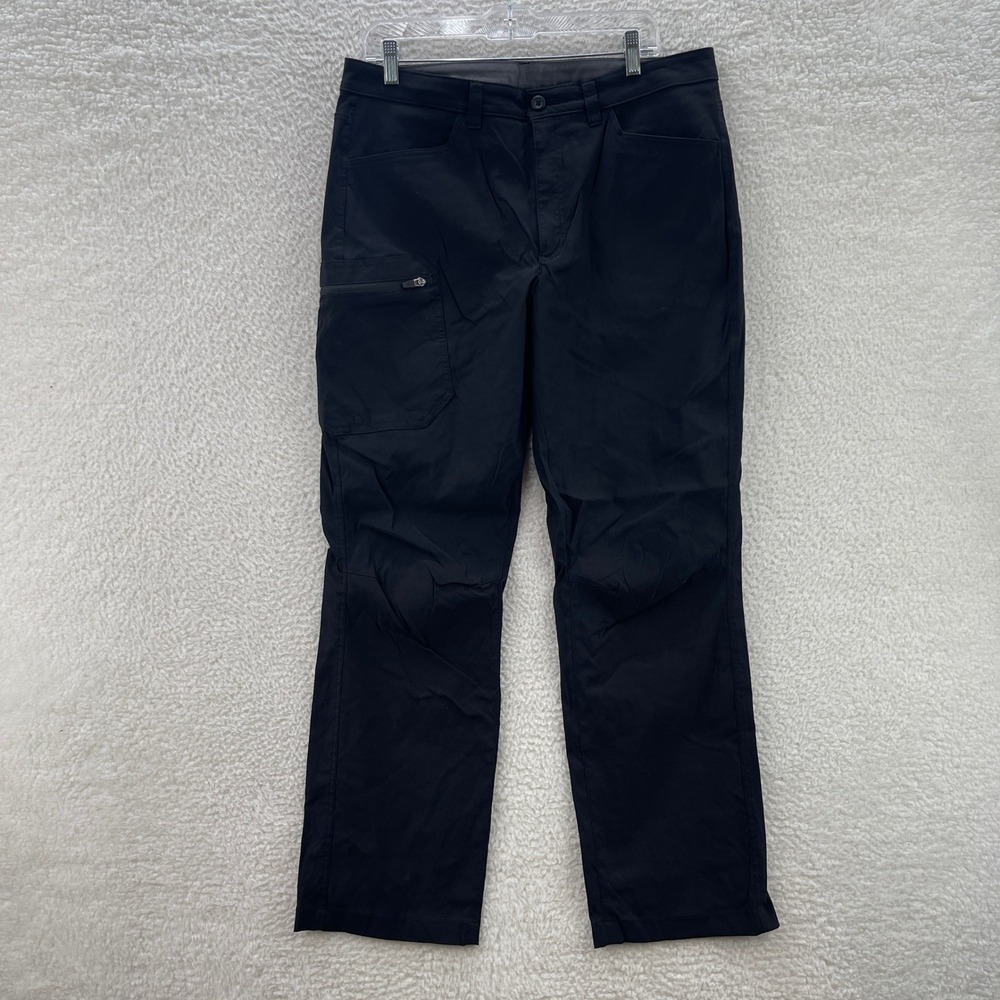 Eddie Bauer Hiking Pants Mens 35x32 Black Stretch Camping Outdoors Gorpcore